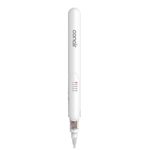Double Ceramic Flat Iron (White / 1-Inch)