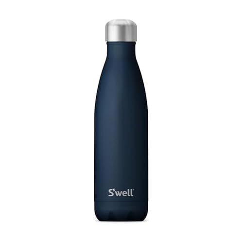 Vacuum Insulated Stainless Steel Water Bottle (Azurite / 17 Ounces)