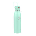 Traveler Stainless Steel Travel Coffee Mug with Flip (Aqua / 25 Ounces)