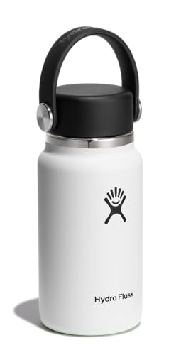 Micro Bottle Leak Proof Purse or Pocket Flask (White)