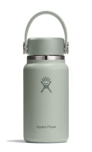 Micro Bottle Insulated Mini Leak Proof Flask for Purse or Pocket in 6.7 Oz Agave Green (AGAVE)