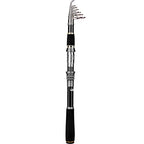 Telescopic Fishing Rod Pole Spinning Fishing Rod Carbon Fiber Travel Rod for Saltwater Freshwater Rods 2.4M 7.87Ft (ONLY Fishing rod (not include reel) / 2.4m 7.87ft)