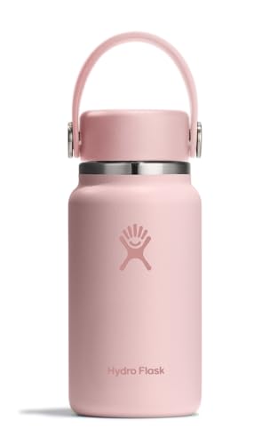 Micro Bottle Insulated Mini Leak Proof Flask for Purse or Pocket in 6.7 Oz Trillium Pink (TRILLIUM)