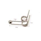 10Pcs Wire Diameter 1.2mm Curling Iron Replacement Double Return Torsion Spring Hair Curling Rod Accessories Styling Tools Appliances