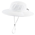 UPF 50+ Wide Brim Sun Hat for Men Women Foldable Beach Bucket Hat Summer Outdoor Fishing Hat UV Sun Protection Cap for Hiking Gardening Golf White (White)
