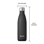 S’well Stainless Steel 17oz Water Bottle (Onyx / 16.9 Ounces)