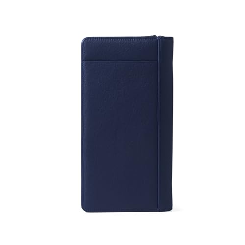 Zippered Travel Wallet & Passport Holder (Navy Blue)