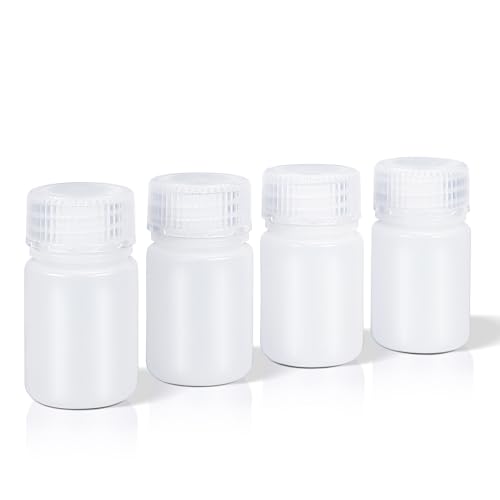 1 oz Small Plastic Bottles with Caps (Translucent / 1 oz)