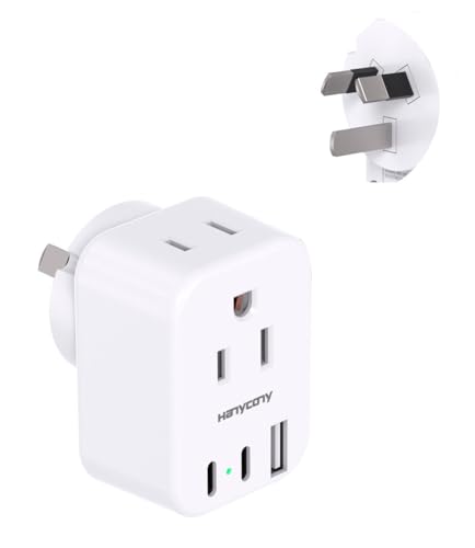 US to Australia New Zealand Plug Adapter (Type I - Australia China)