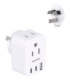 US to Australia New Zealand Plug Adapter (Type I - Australia China)