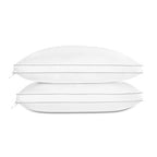 Luxury Feather Down Pillow King Size Set of 2 (King (Pack of 2))
