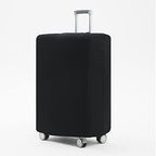 Travelkin Suitcase Covers For Luggage Tsa Approved Luggage Covers Protector (Black-Old / L)