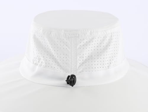 UPF 50+ Wide Brim Sun Hat for Men Women Foldable Beach Bucket Hat Summer Outdoor Fishing Hat UV Sun Protection Cap for Hiking Gardening Golf White (White)