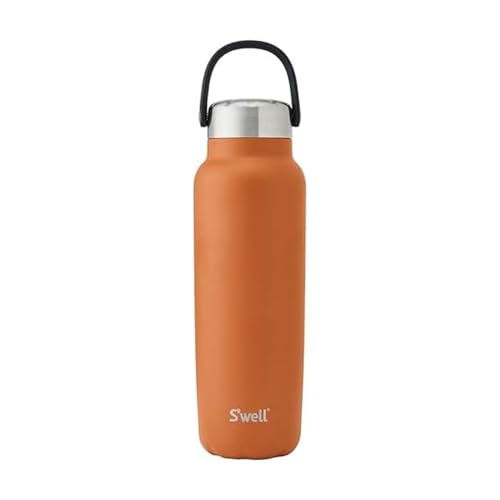 Recycled Stainless Steel Explorer with Insulated Lid and Handle (40 Ounces / Carnelian)
