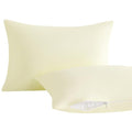 Toddler Pillows with Pillowcases Set (Ivory (Microfiber) / 13x18 Inch (Pack of 2))