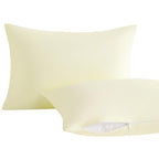 Toddler Pillows with Pillowcases Set (Ivory (Microfiber) / 13x18 Inch (Pack of 2))