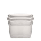 Reusable Food Storage Bags (Gray / 2 Bag Set)