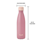 Stainless Steel Water Bottle (Dusty Pink / 17 Ounces)