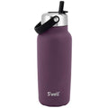 Recycled Stainless Steel Explorer with Flip Straw Lid (Plum / 32 Ounces)
