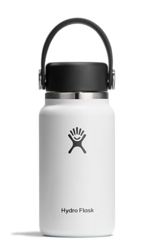 Micro Bottle Leak Proof Purse or Pocket Flask (White)