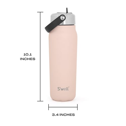 Recycled Stainless Steel Explorer with Flip Straw Lid (Himalayan Salt / 24 Ounces)