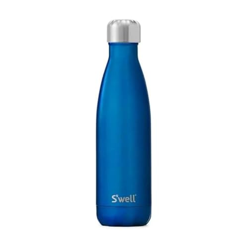 Stainless Steel Water Bottle (Ocean Blue / 17 Ounces)