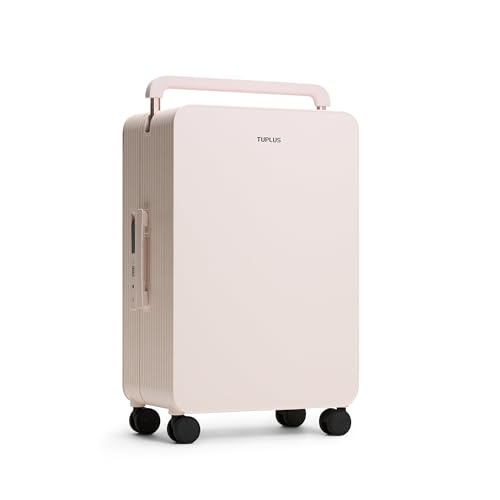 Balance 24" Wide Handle Suitcase Hardside Zipperless Luggage Pink (Sakura Pink / Checked 24'')