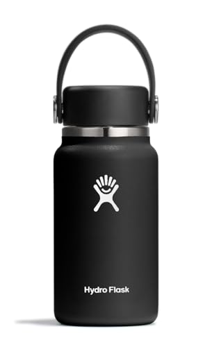 Micro Bottle Leak Proof Purse or Pocket Flask (Black)