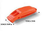 5 Pack Whistle Emergency Safety with Lanyards (Orange5pcs)