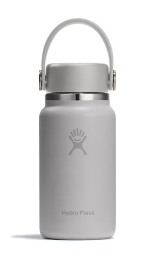 Micro Bottle Insulated Mini Leak Proof Flask for Purse or Pocket in 6.7 Oz Birch Gray (BIRCH)