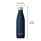 Vacuum Insulated Stainless Steel Water Bottle (Azurite / 17 Ounces)