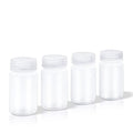 4 oz Small Plastic Bottles with Caps (Clear / 4 oz)