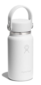 Micro Bottle Insulated Mini Leak Proof Flask for Purse or Pocket in 6.7 Oz Tonal White (Tonal White)