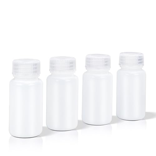 2 oz Small Plastic Bottles with Caps (Translucent / 2 oz)