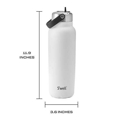 Recycled Stainless Steel Explorer with Flip Straw Lid (Moonstone / 40 Ounces)
