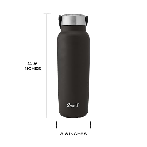Recycled Stainless Steel Explorer with Insulated Lid and Handle (40 Ounces / Onyx)