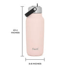 Recycled Stainless Steel Explorer with Flip Straw Lid (Himalayan Salt / 32 Ounces)