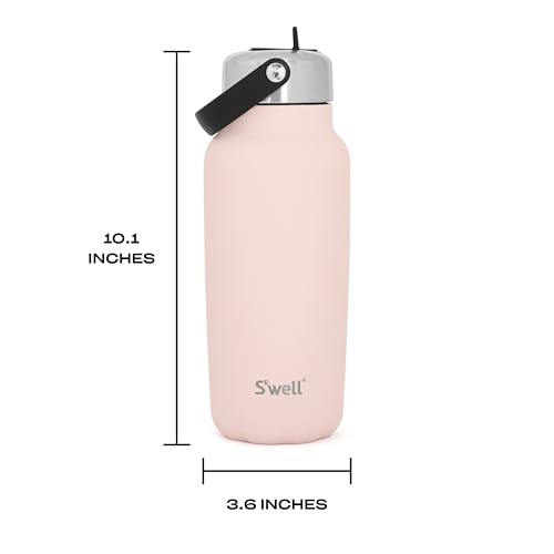 Recycled Stainless Steel Explorer with Flip Straw Lid (Himalayan Salt / 32 Ounces)