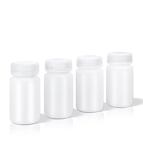 4 oz Small Plastic Bottles with Caps (Translucent / 4 oz)