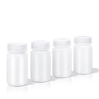 4 oz Small Plastic Bottles with Caps (Translucent / 4 oz)