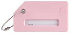 8 Pack Initial Luggage Tags for Suitcases Airplane Travel Essentials (Pink / Plane)