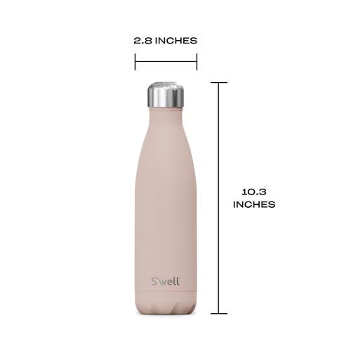 Stainless Steel Water Bottle 17 Fl ounces Himalayan Salt Triple (17 Ounces / Himalayan Salt)