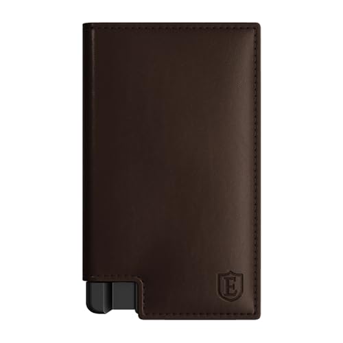 Men's Wallet Parliament Mens Leather Minimalist Wallet (Brown)