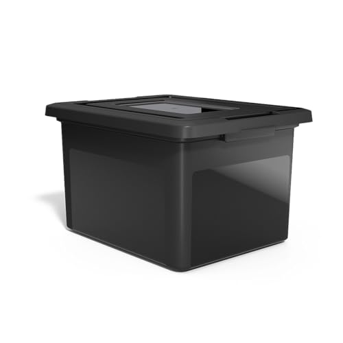Hanging File Folder Box (Black)