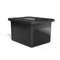 Hanging File Folder Box (Black)