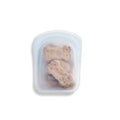 Premium Silicone Reusable Food Storage Pocket Bag (Clear / 1-Pack)