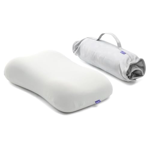 Cushion Lab Travel Deep Sleep Pillow (Light Grey)