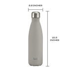 Stainless Steel Water Bottle (Lunar Grey / 17 Ounces)