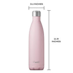 Stainless Steel Water Bottle (Pink Topaz / 25 Ounces)
