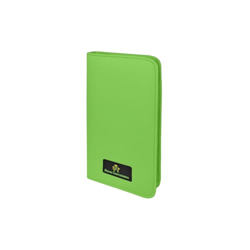 Leather 5 Scissor & Shear Storage Case for Hairstylist (Green)